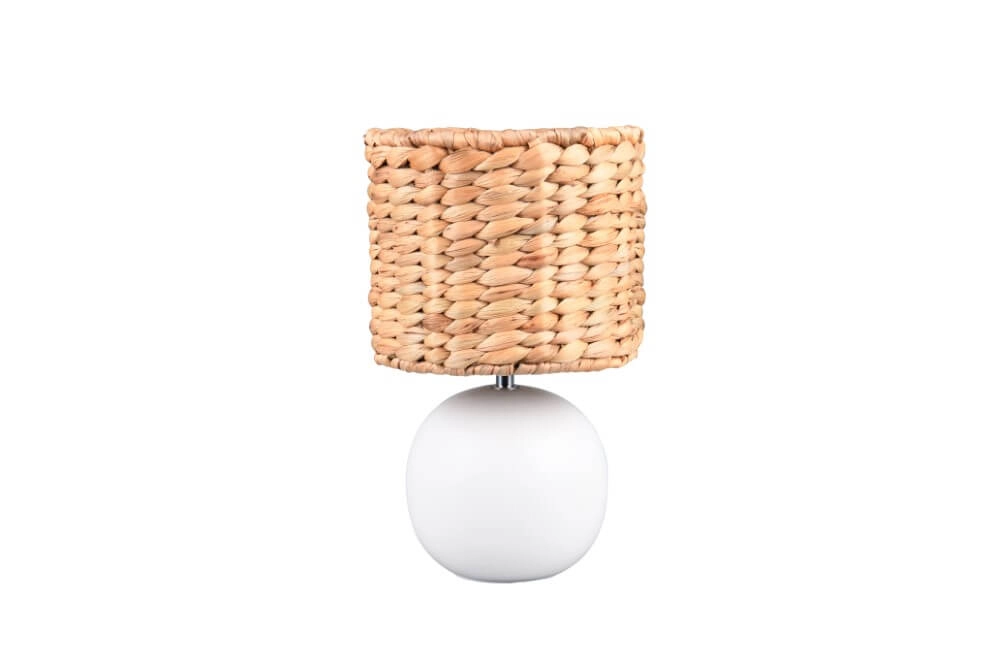 Lampe de table Vina Ø 18cm - avec capuche en corde Trio 4017807614701