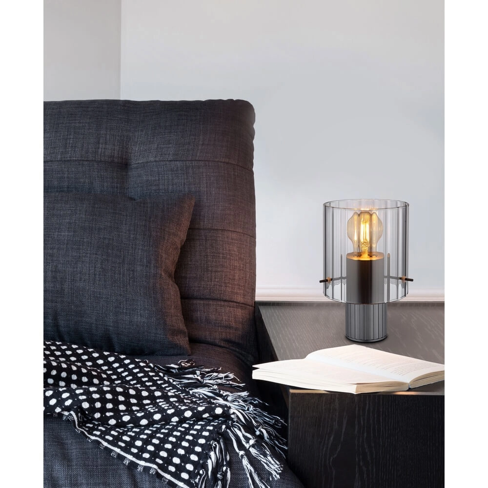 Lampe de table Tulivar Design Smoke Glass Globo 9007371456666