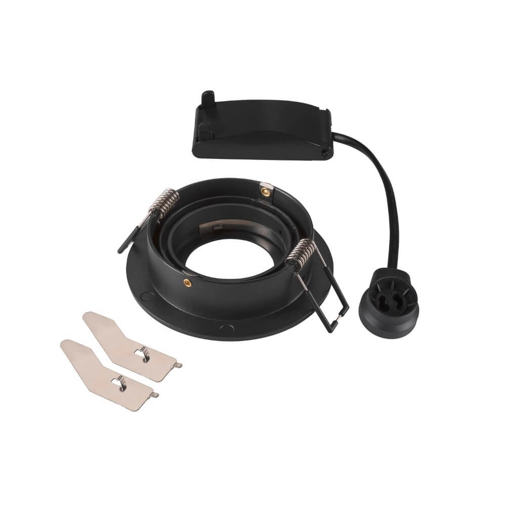 Spot encastré New Tria 75 rond - noir - GU10 SLV 4024163276146