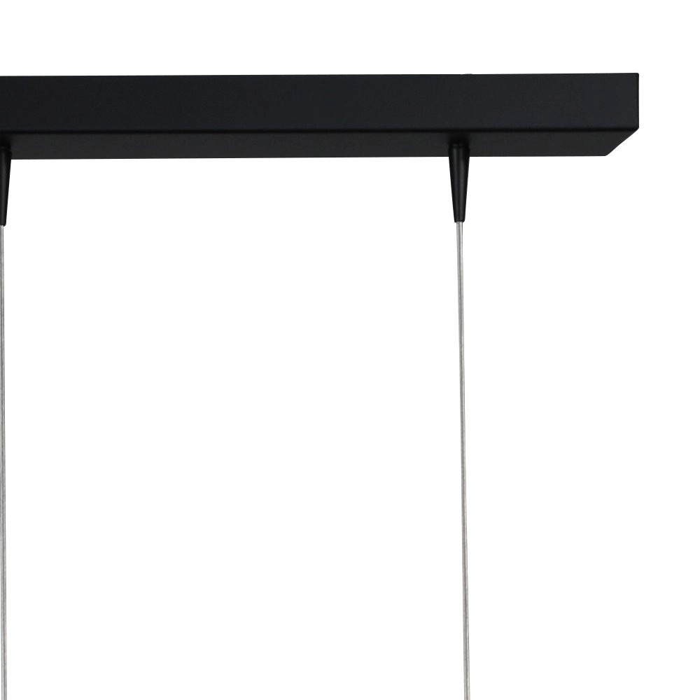 Lampe suspendue de table à manger noire Flute Cylindres design à 5 lumières Masterlight 8718121209197