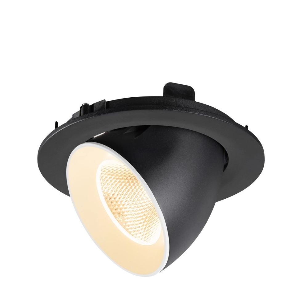 Spot encastré Numinos Gimble L noir/blanc 2700K - 20 deg SLV 4024163310505