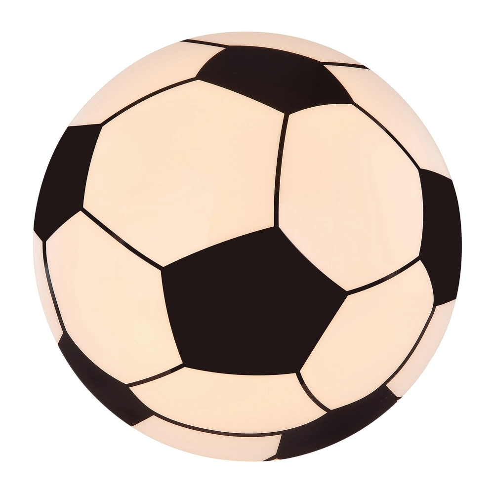 Lampe de plafond de la chambre des enfants Lemmi Football noir avec blanc Globo 9007371389865