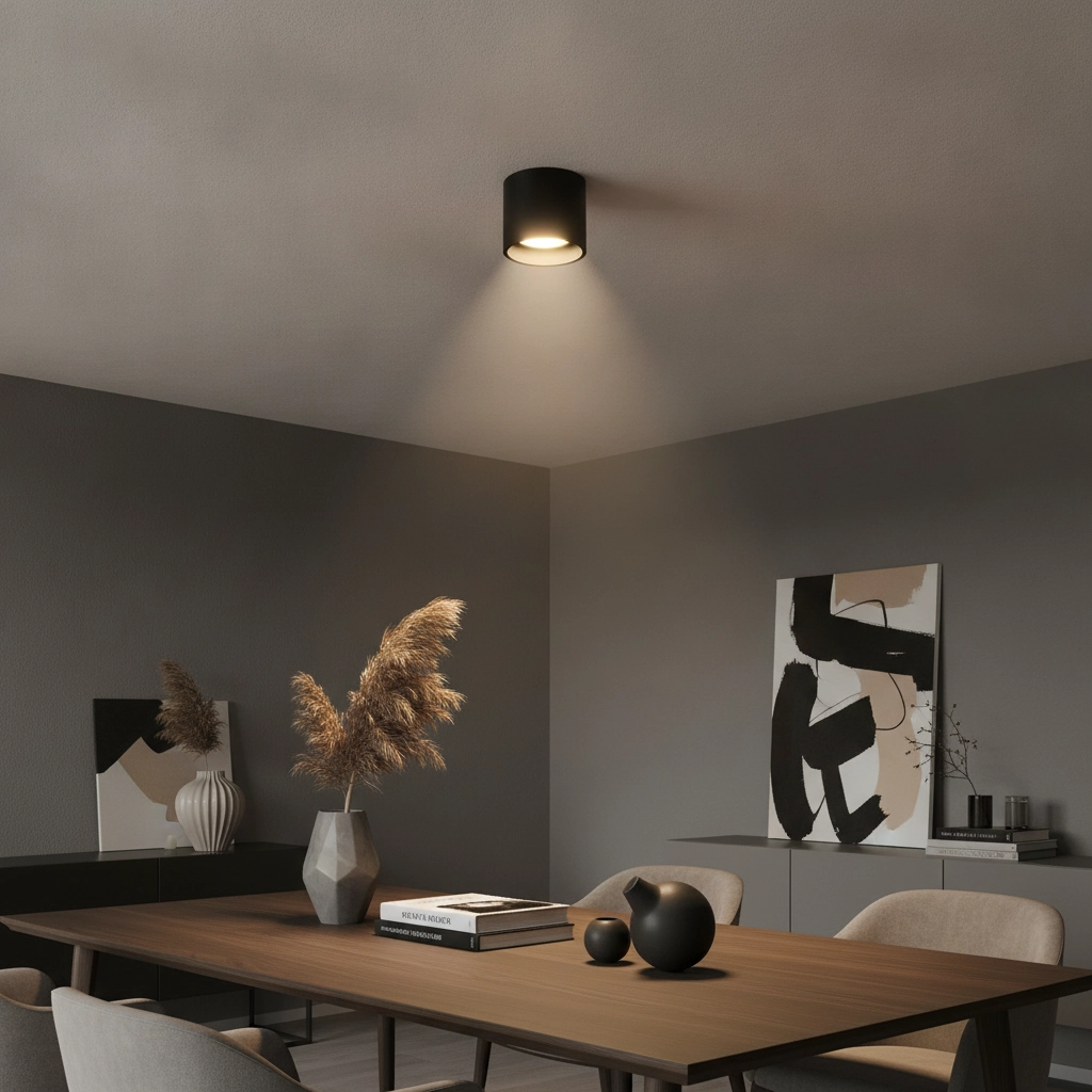Spot de salle de bain Ormond noir