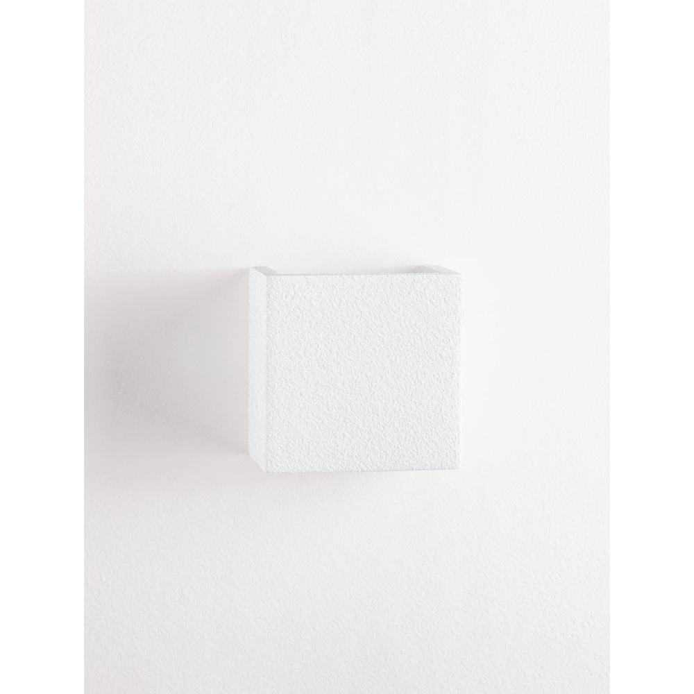 Applique murale carrée Sensia blanc 12,5 cm Lyora 5212017479259