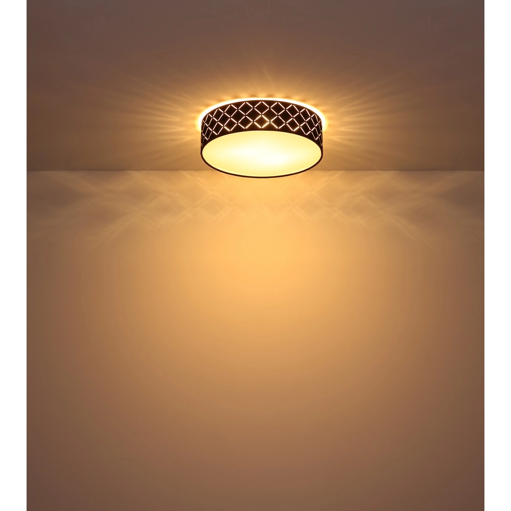 Lampe de plafond Varios Ø 38cm noir Globo 9007371396757