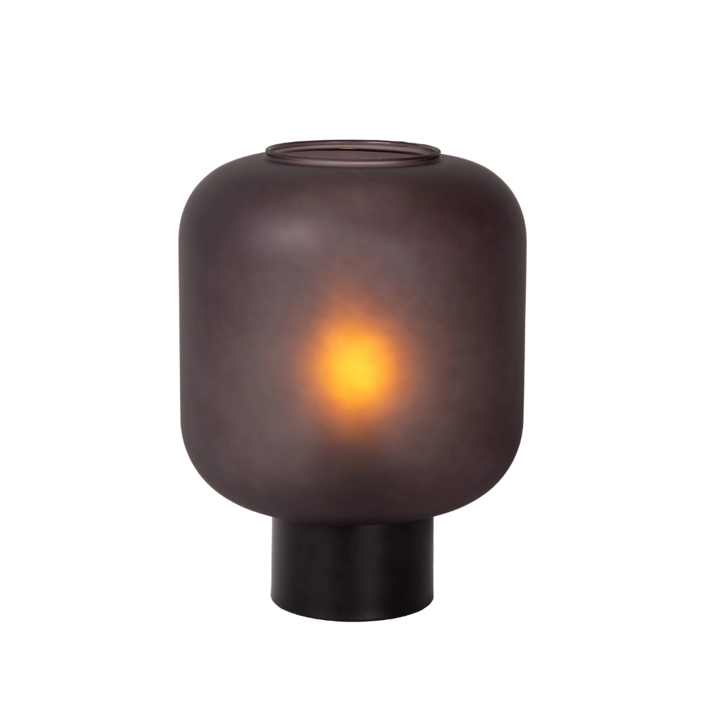 Lampe de table noire Eloise Ø 21cm