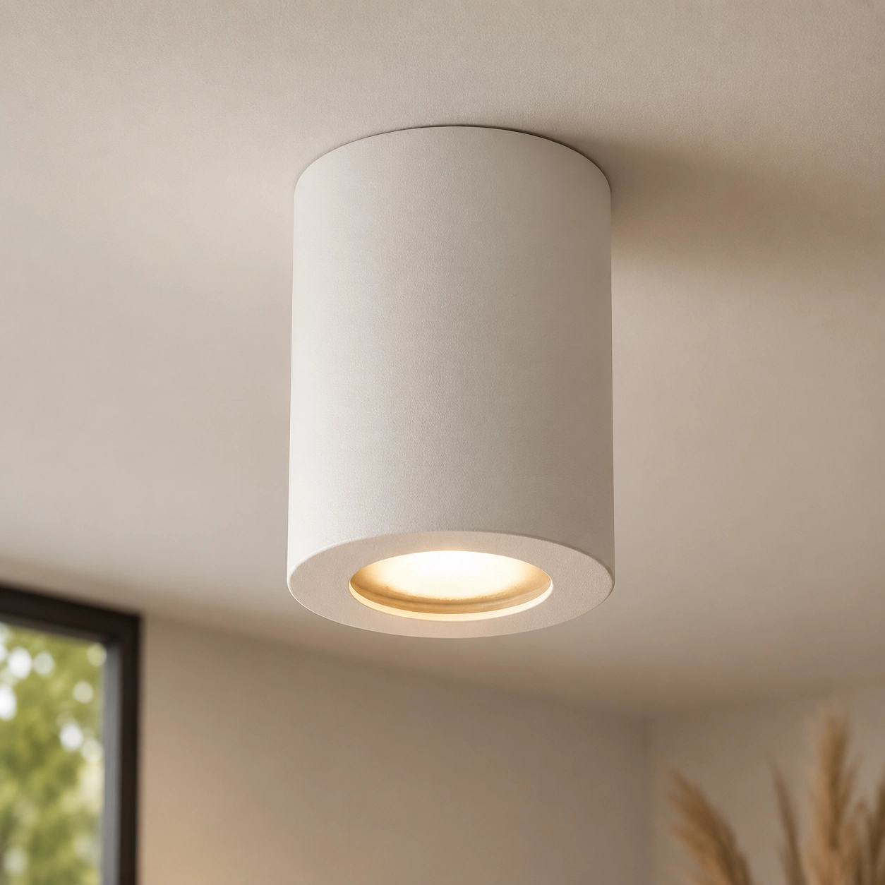 Lampe de salle de bain Redondo blanc