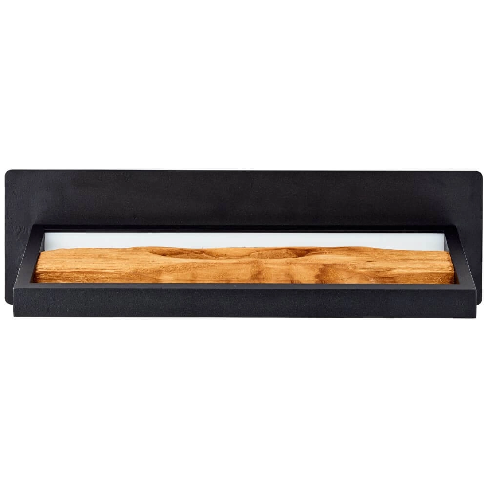 Lampe de chevet LED Chaumont avec du bois Brilliant 4004353411779