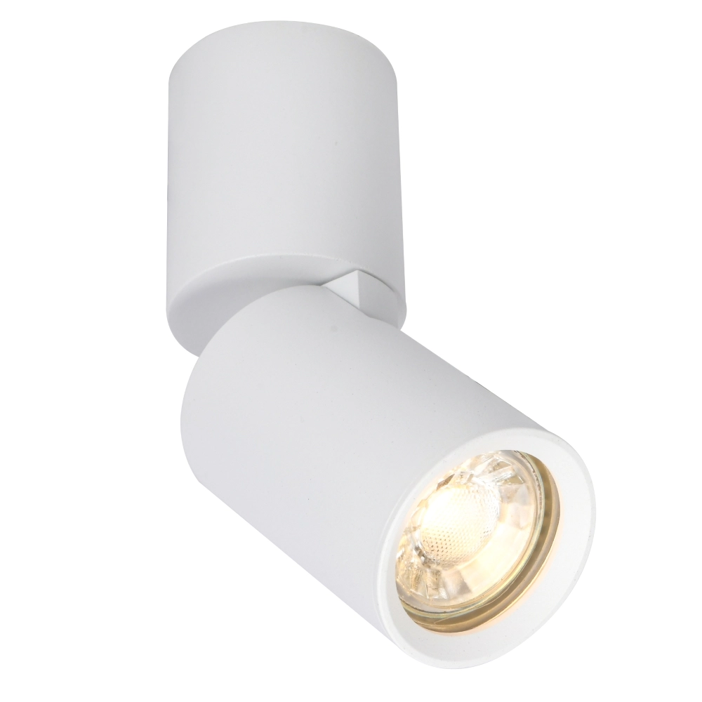 Spot de surface blanc Parma en aluminium