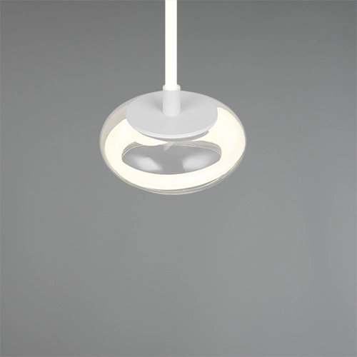 Lampe pendante de conception Tarsia blanc Ø 21,5 cm Trio 4017807683349