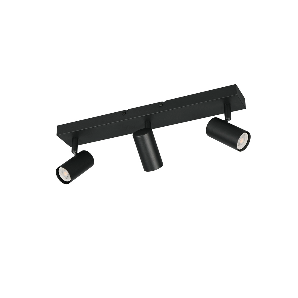 Emplacement monté en surface Taryn Noir à 3 lumières Trio 4017807685596