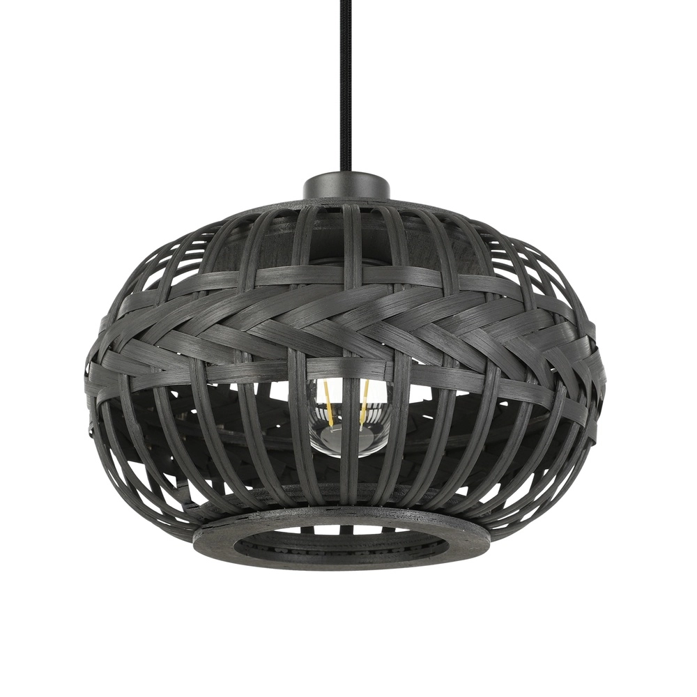 Lampe pendante de salle à manger Towcester Ø 26cm - bois Eglo 9002759439149