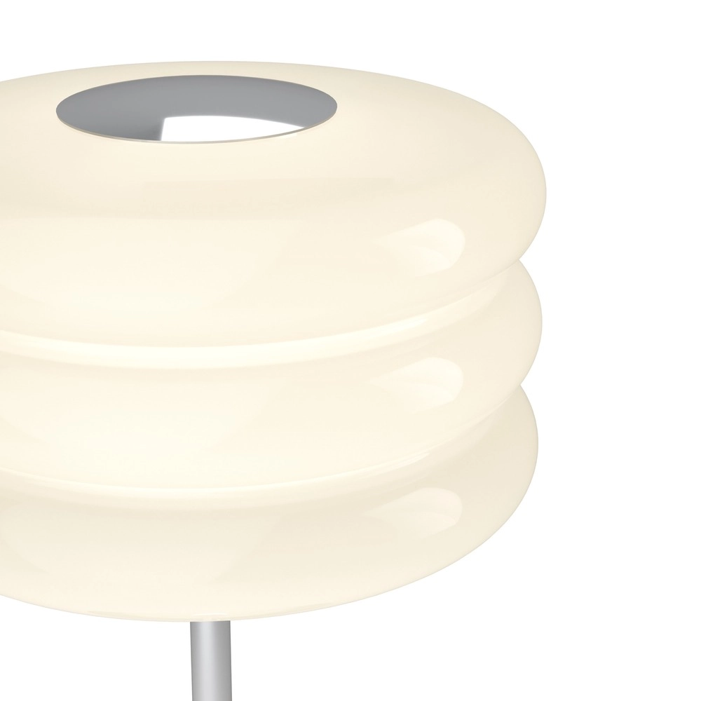 Lampe de table de conception Tortora chrome avec blanc Ø 20cm Eglo 9008606405596