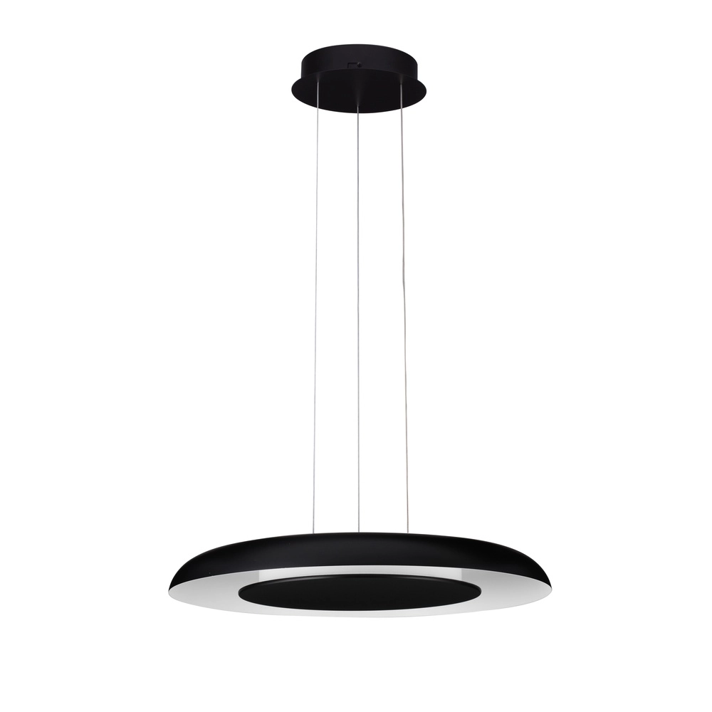 Suspension moderne Epos Ø 60cm noir avec blanc Lyora 5212017463258