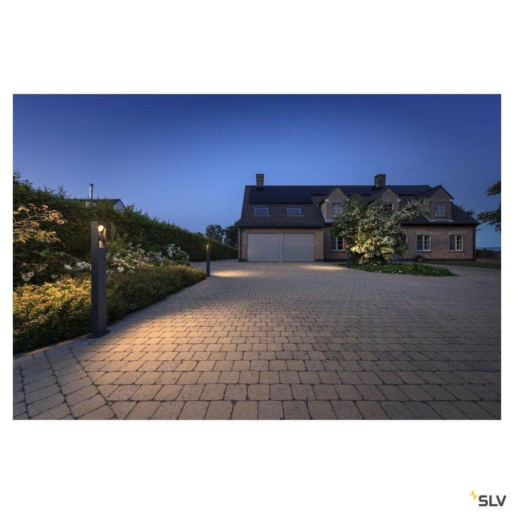 Éclairage de chemin à LED Eskina 125cm 2 lumières anthracite SLV 4024163255318