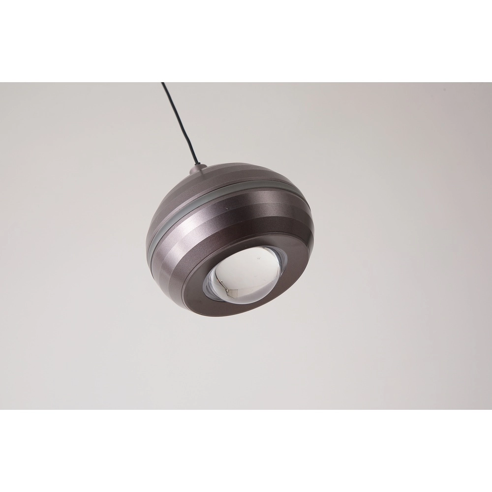 Lampe pendante de conception Meteor Seulement du nickel noir Searchlight 5,05342E+12