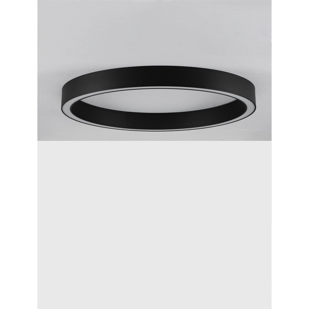 Plafonnier design Sting noir Ø 80cm Lyora 5212017437501