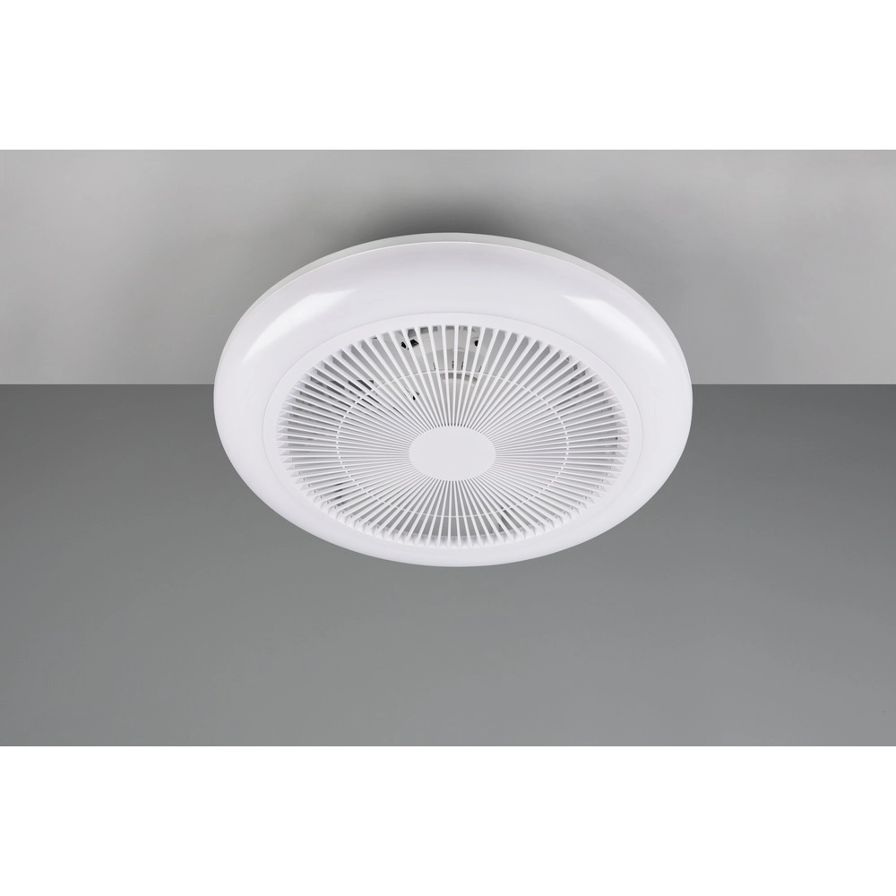 Ventilateur de conception Holmsund blanc Ø 46cm avec fonction RVB Trio 4017807688665