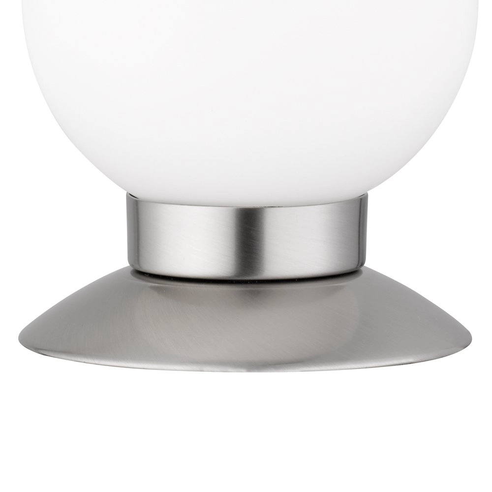 Lampe de table LED Princess 13 cm gris métallisé Trio 4017807369939