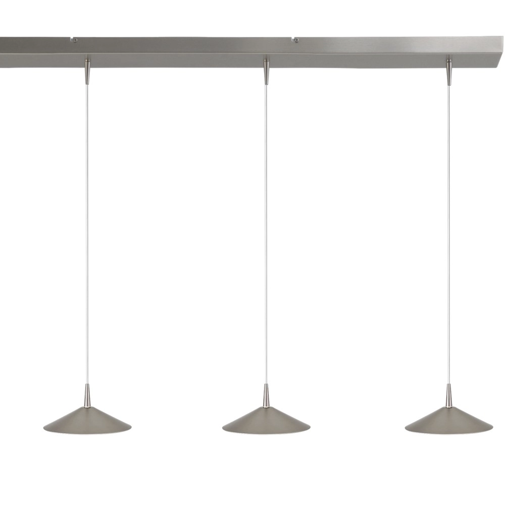 Lampe suspendue à 4 lumières Ceppo nickel Ø 18cm Masterlight 8718121358536