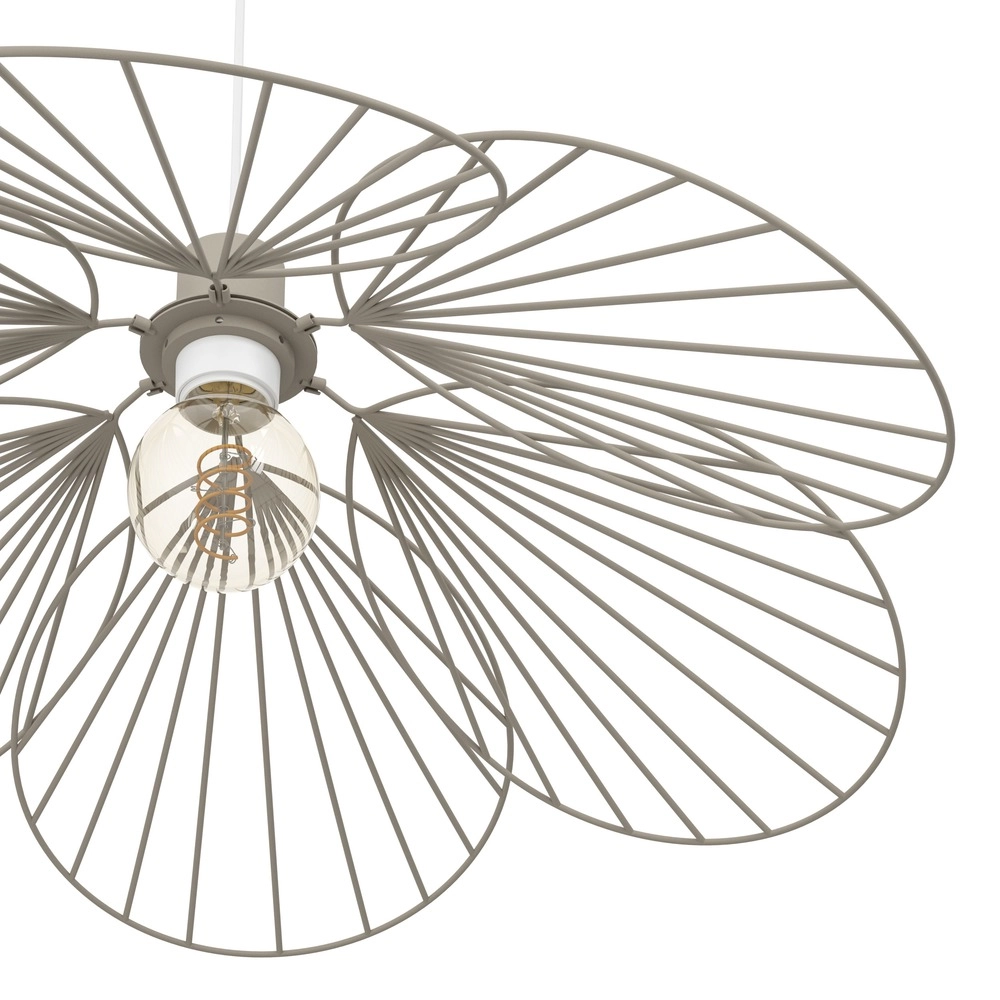 Lampe suspendue Binacua brun sable Ø 60 cm Eglo 9008606405916