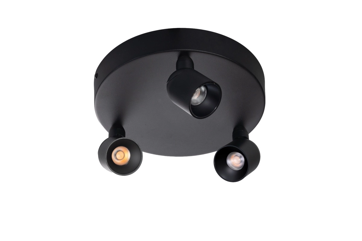 Palfondspot à 3 lumières Dennis LED - Noir