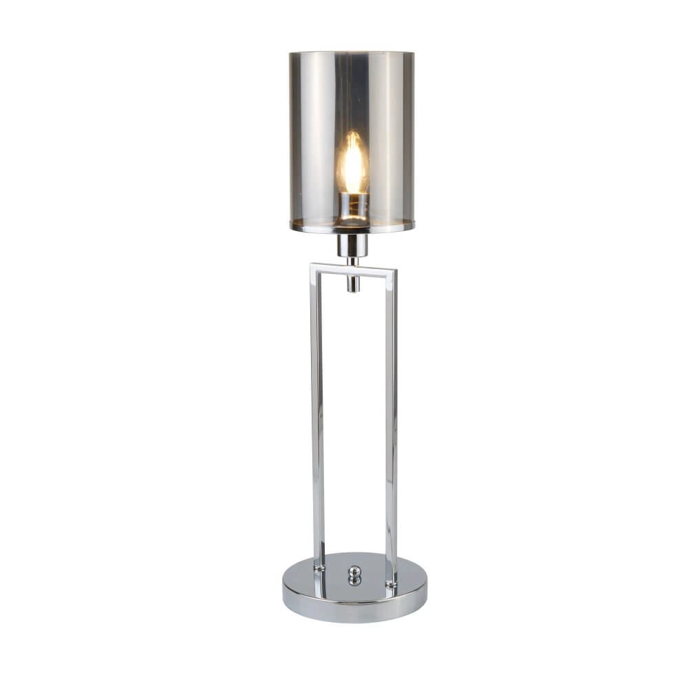 Lampe de table Catalina avec verre fumé Lampe de table Catalina avec verre fumé