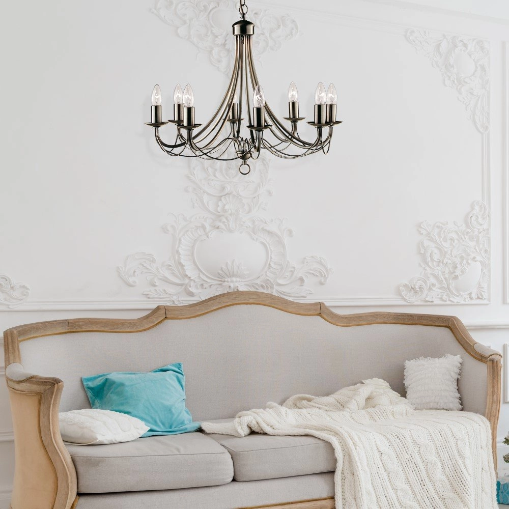 Grand lustre Maypole Searchlight 5013874300133