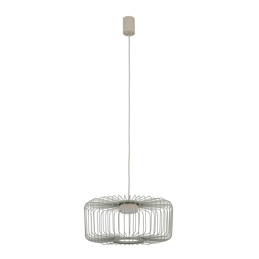Lampe cage Kenai vert sauge Ø 38cm Lyora 5903139122306