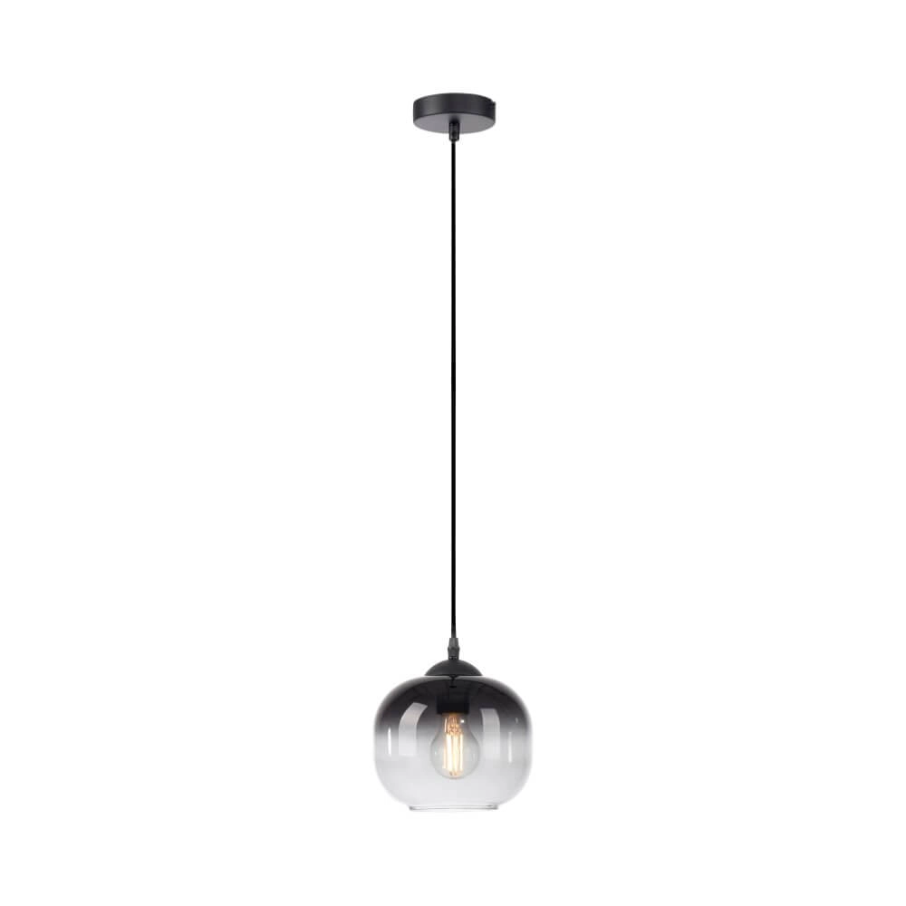 Lampe suspendue noire Zea célibataire Lampe suspendue noire Zea célibataire