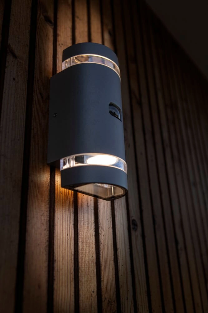 Applique design Focus anthracite avec capteur Lutec 6939412014968