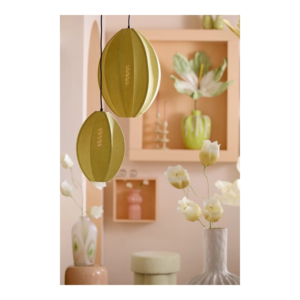 Lampe pendante de conception Milatos vert Ø 38cm Light & Living 8717807838645