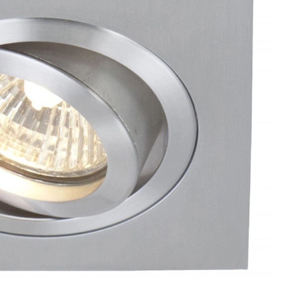 Spot encastrable Vespo Square 10 cm gris métallisé Steinhauer 8712746091892