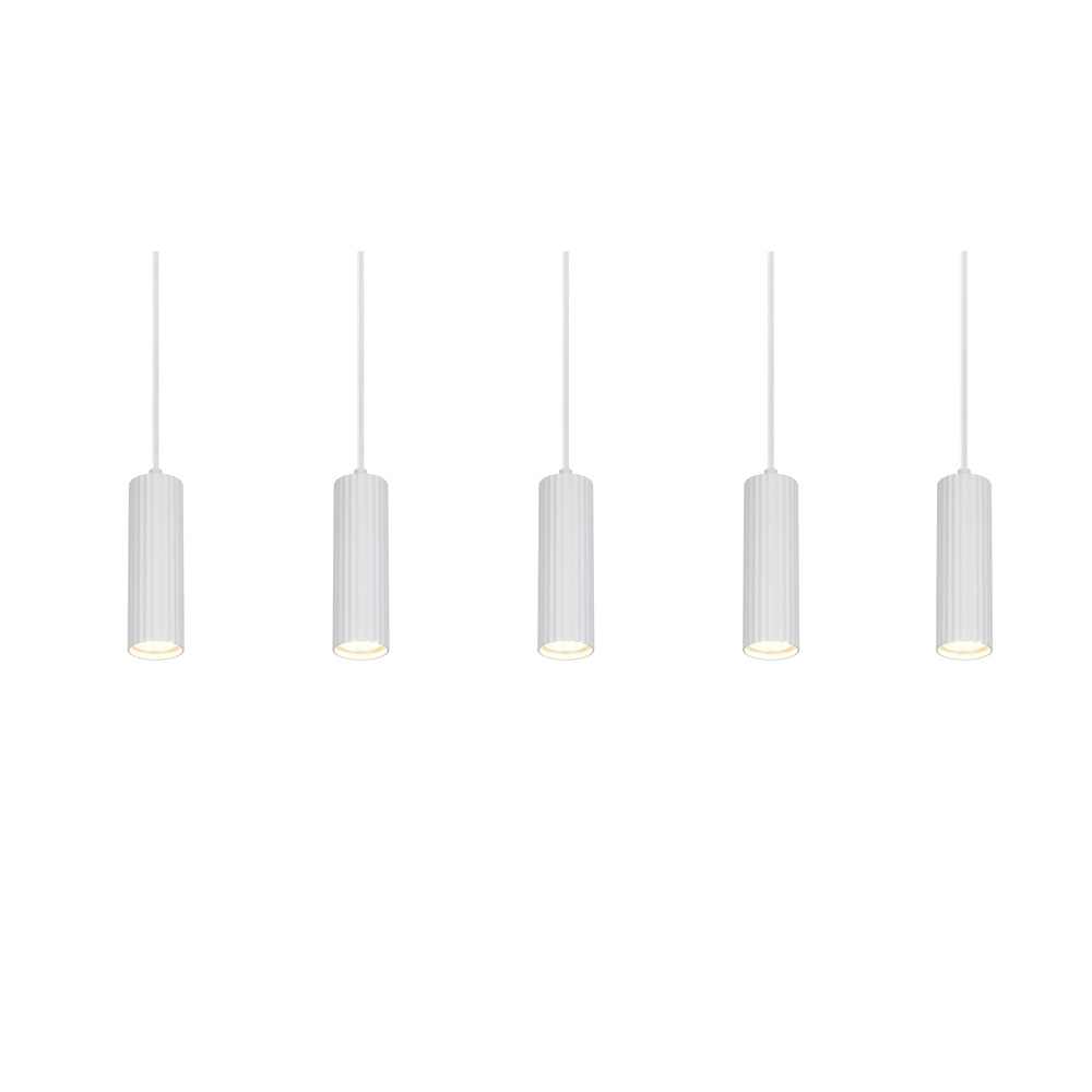 Suspension 5 lumières Soka blanc Trio 4017807658514