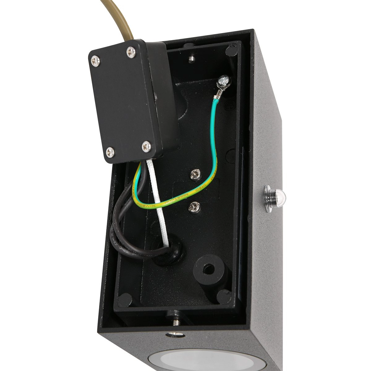 Spot mural carré Logan avec capteur crépusculaire Steinhauer 8712746133226