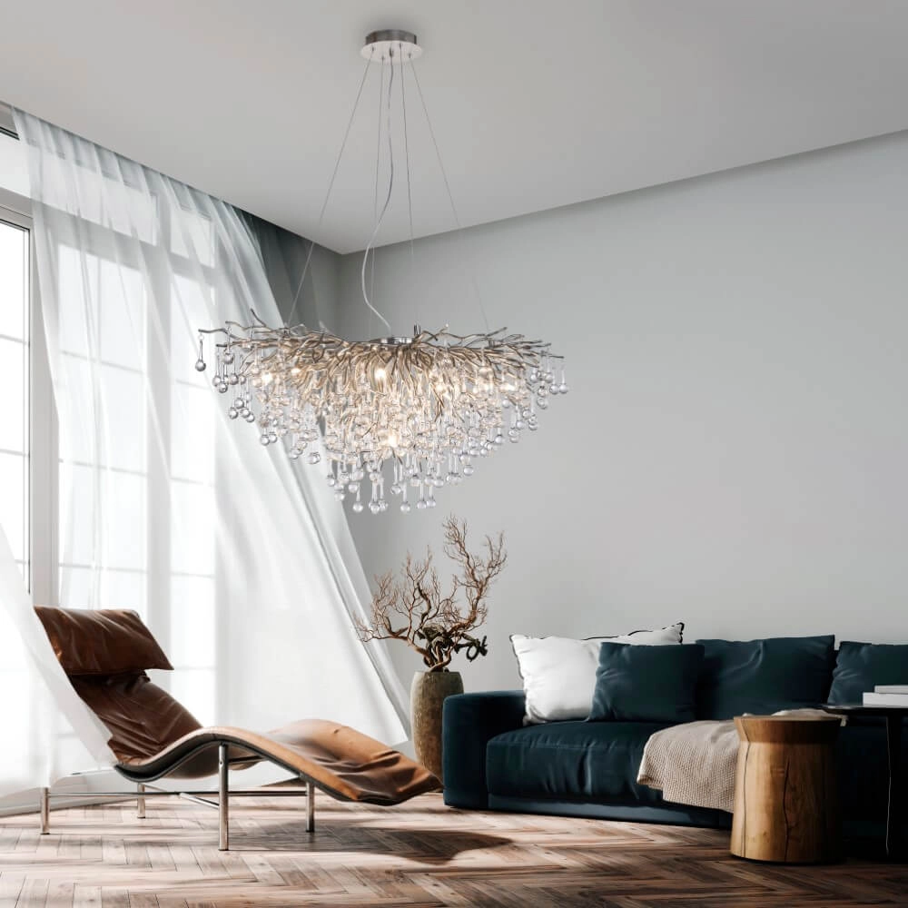 Lustre unique Icicle métal Paul Neuhaus 4012248352137