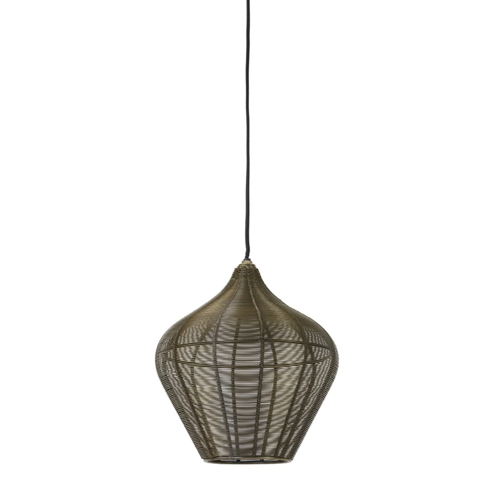 Lampe suspendue Alvaro bronze Ø 27 cm