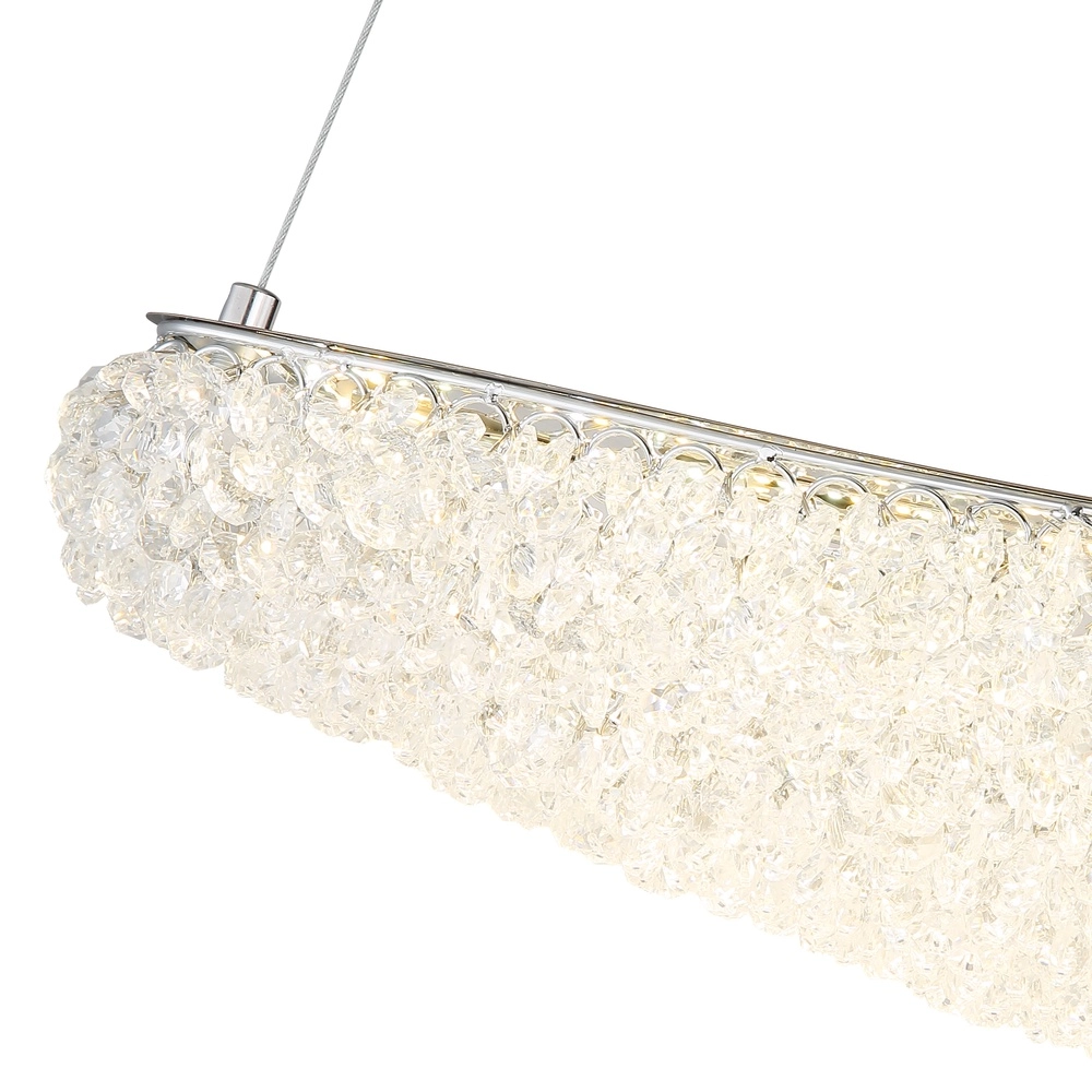 Lampe suspendue Kristalla Chrome Globo 9007371566785
