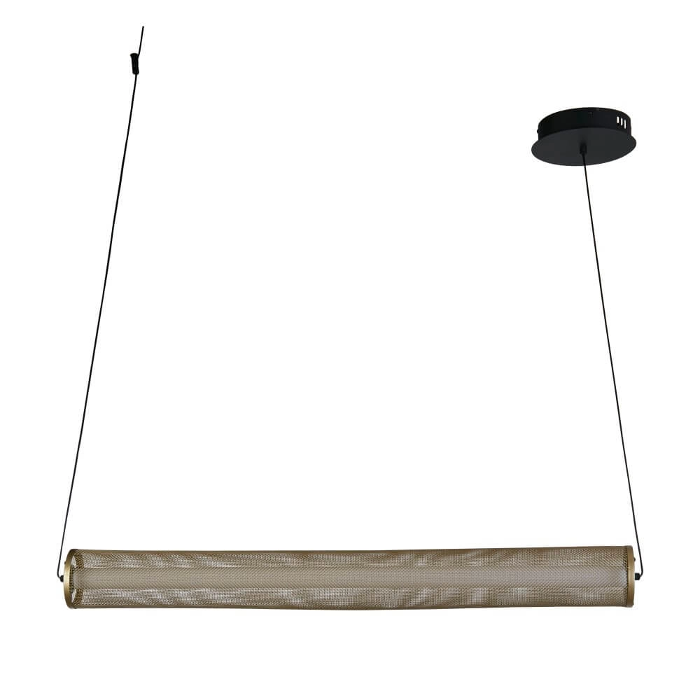 Suspension Thread Noir avec maille dorée Searchlight 5053423273051