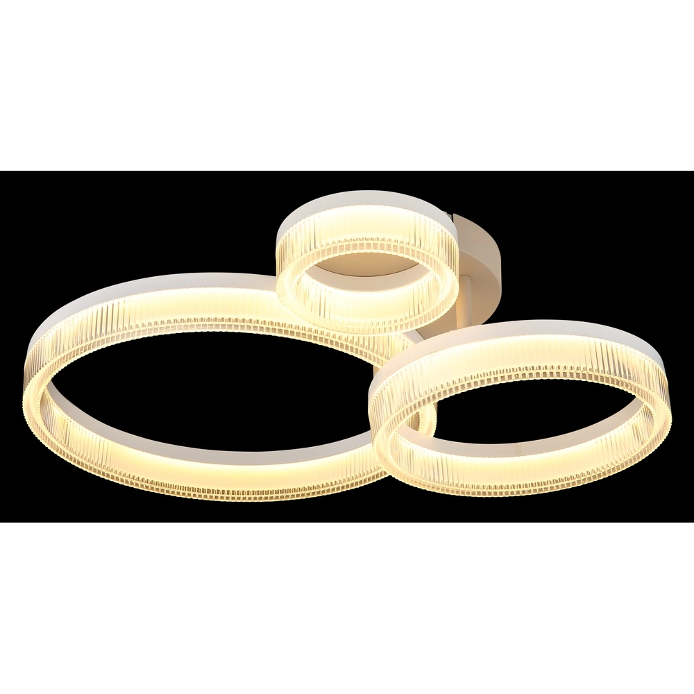 Plafonnier moderne Zara brun sable 51cm Globo 9007371579068