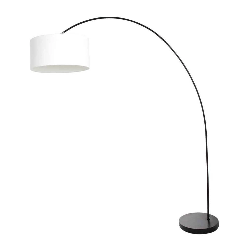 Lampe à arc Solva noir avec capuche blanche Steinhauer 8712746174717
