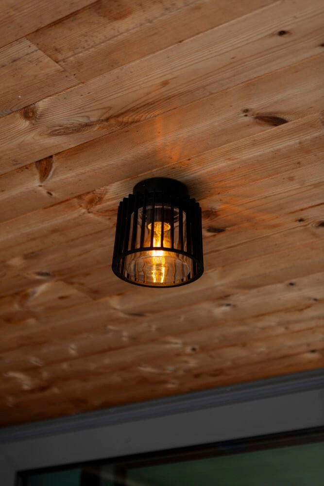 Plafonnier noir Shyne noir Lutec 6939412015569