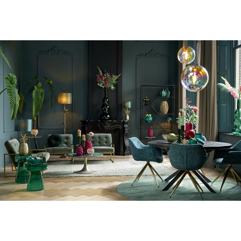 Ø lampe suspendue de 48 cm Medina Verre arc-en-ciel Light & Living 8717807665814