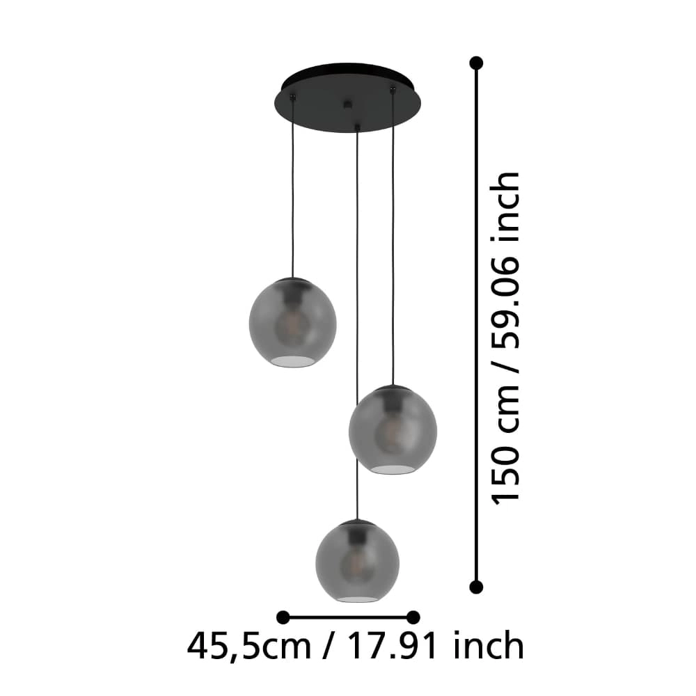 Vide lampe suspendue verre Arangona Ø 46 cm Stars of Light 9008606240968