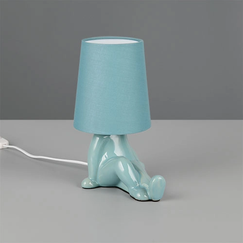 Lampe de table Huma bleu Trio 4017807682557