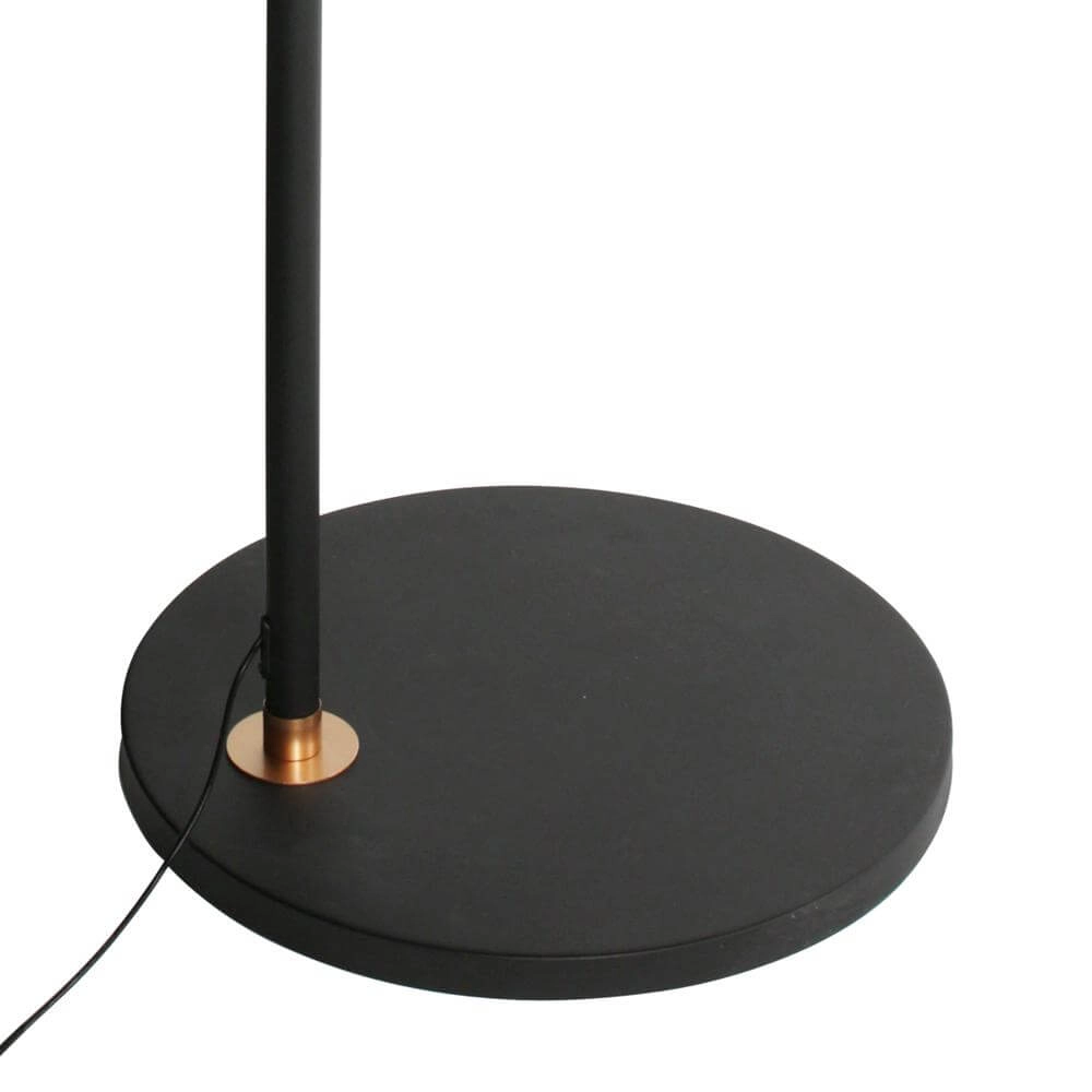 Lampe à arc design Ringlux noir avec or Steinhauer 8712746177398