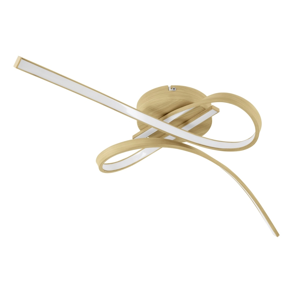 Éclairage LED de plafond à l’aspect bois Selvina 2 68 cm