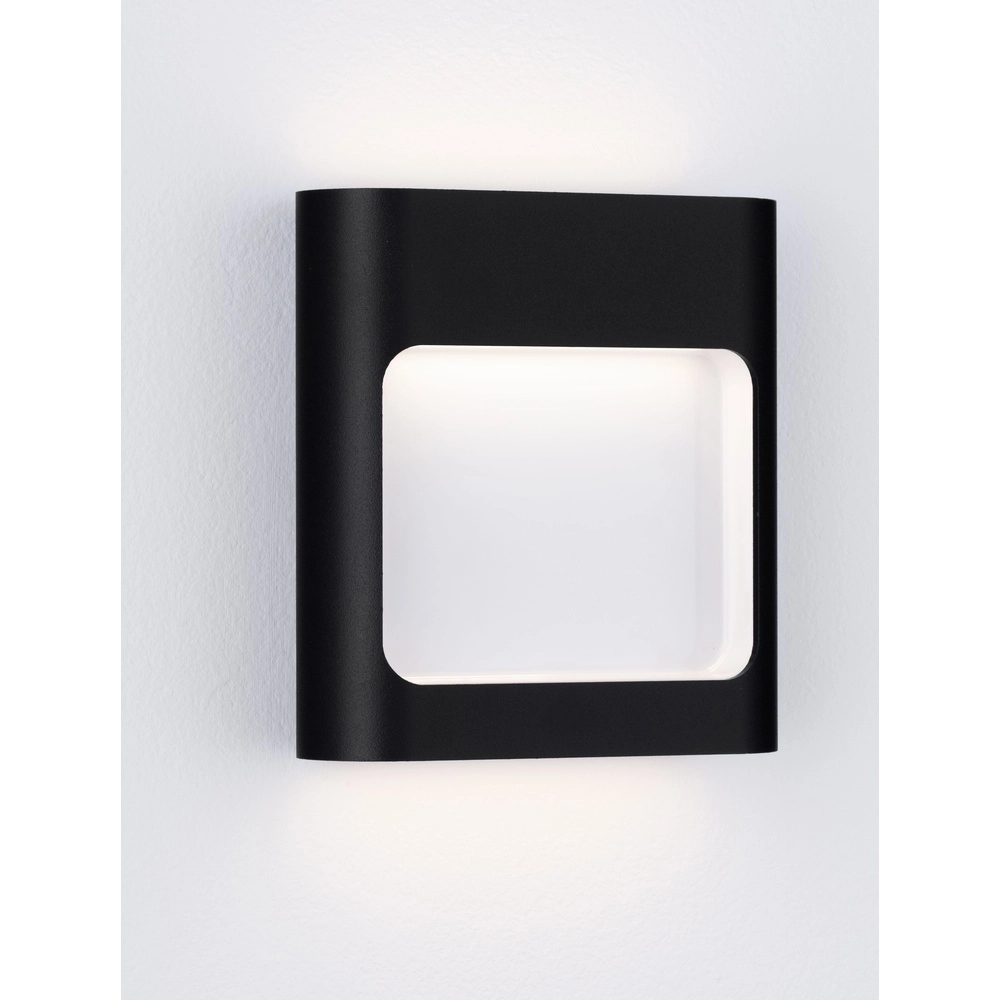 Applique murale noire Tall De haut en bas