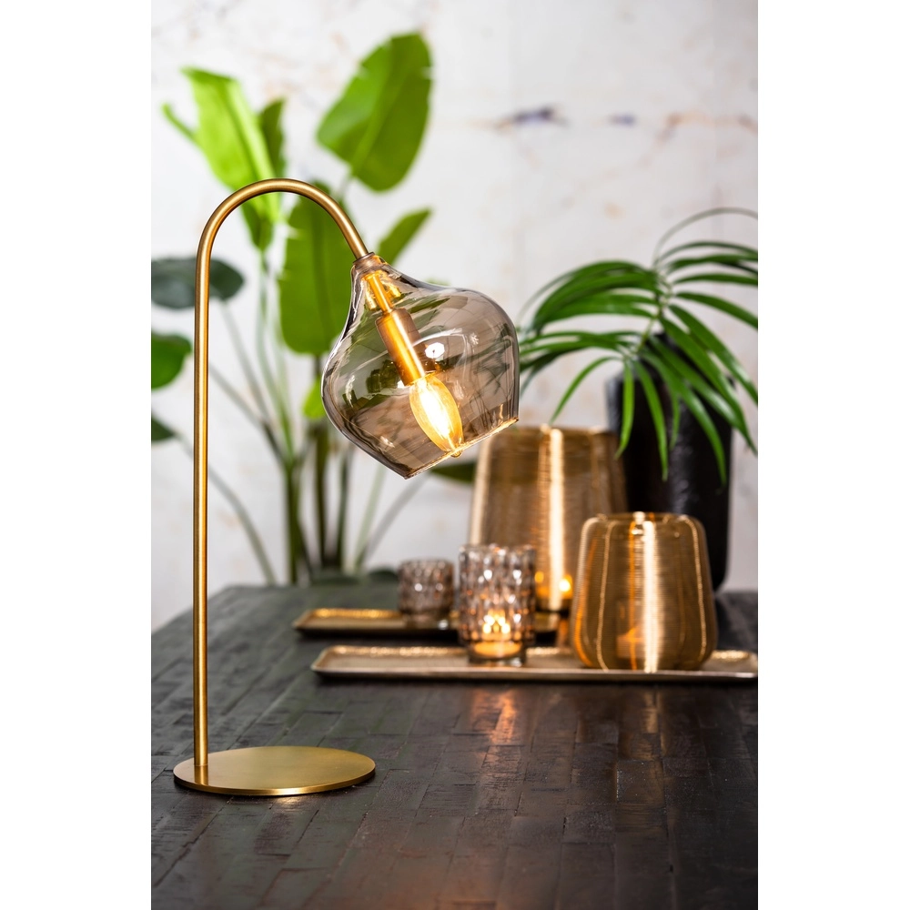 Lampe de table Rakel bronze Light & Living 8717807303198