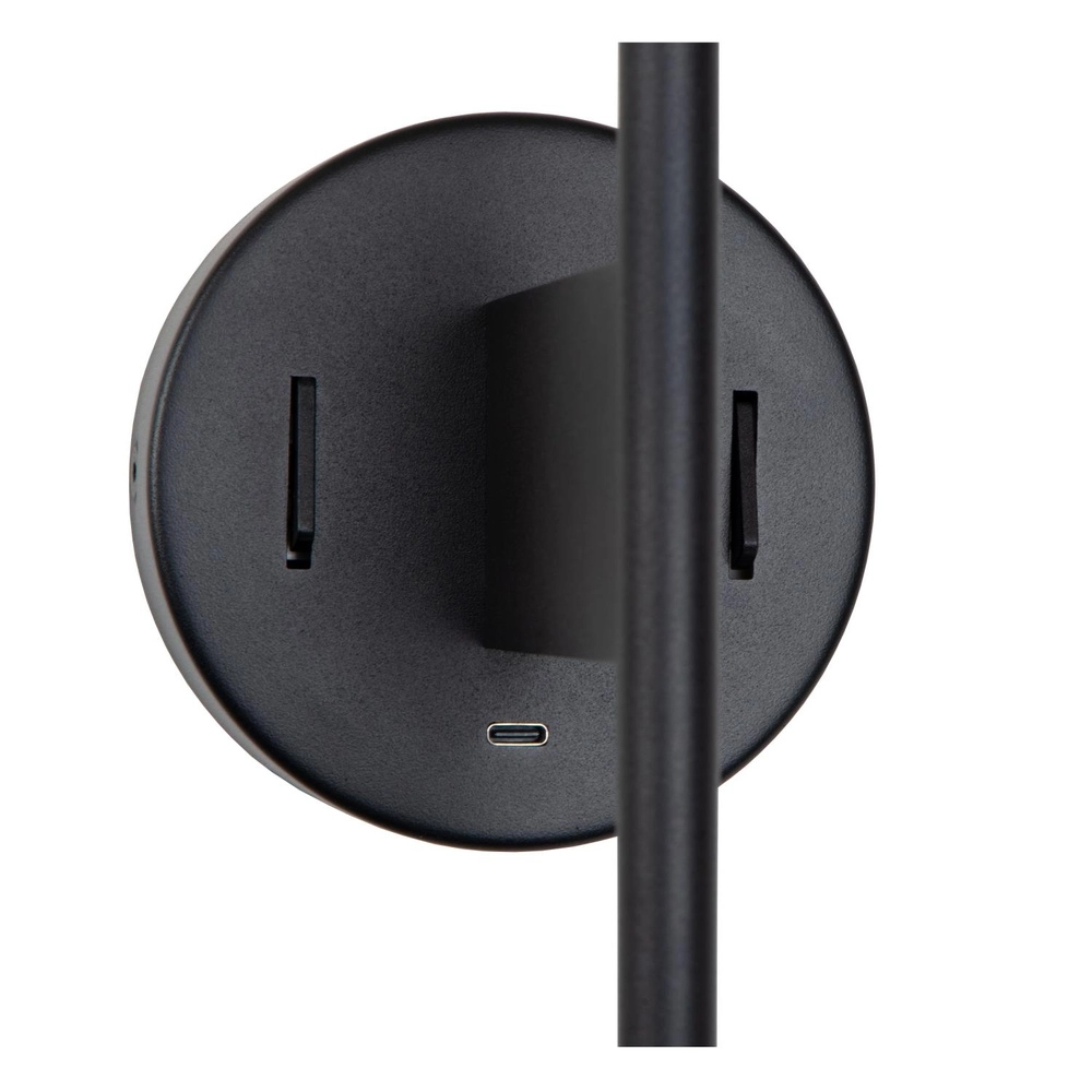 Lampe murale Magic avec lumière supplémentaire et point de charge USB Lucide 5411212680068